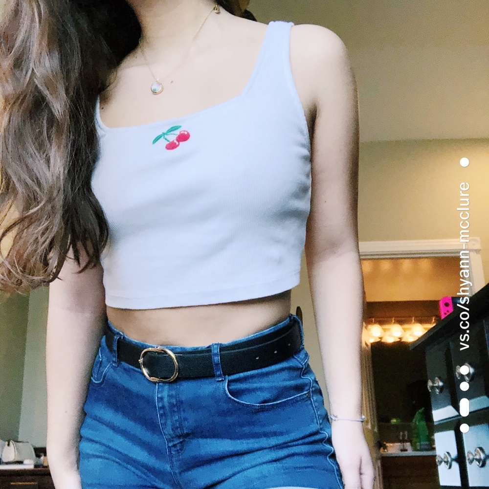 Cherry crop top